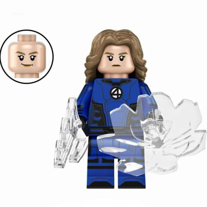 Invisible Woman (MCU) Custom Marvel Superhero Minifigure Minifigure Bricks monstertoys