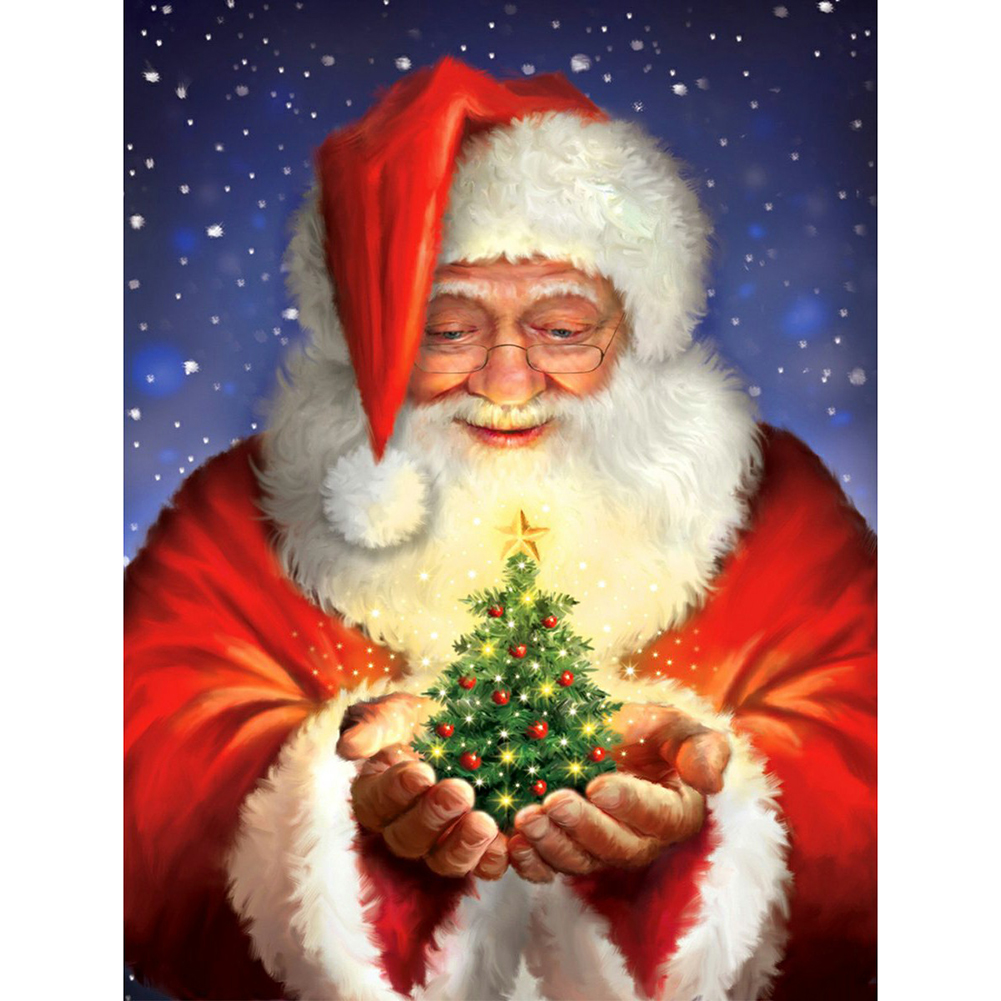 

Santa Claus - Round Drill Diamond Painting - 30*40CM, 501 Original