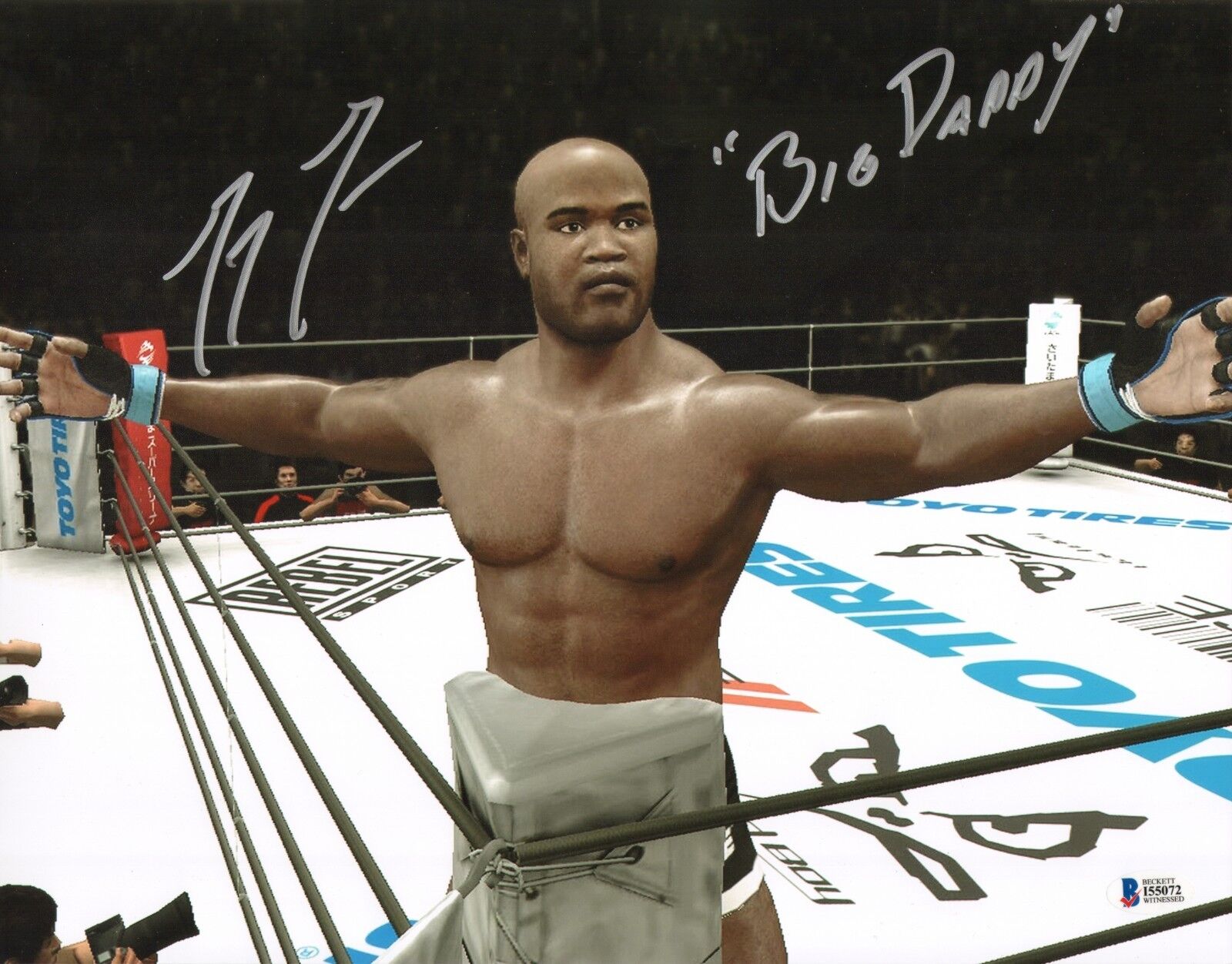 Gary Goodridge Signed 11x14 Photo Poster painting BAS Beckett COA UFC Pride Picture Autograph 1