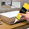 🚿 ACHETEZ 2 - RECEVEZ 1 GRATUIT ! ✨ Mastic Blanc Imperm&eacute;able Multifonction - Scellant &Eacute;tanche pour Joints, Rebords et R&eacute;parations 🛠️🧱 