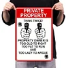 Shooting Warnings - Metal Tin Signs(8*12Inch/12*16Inch)