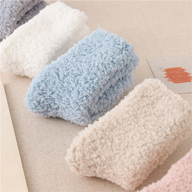 Women’s Slippers Socks Velvet Socks Thickened Winter Plus Sleep Socks Home Women’s Coral Velvet Crew Women’s Sleeping Socks