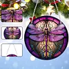 Diamond Painting Acrylic Suncatcher Dragonfly Hanging Decor for Window Decor
