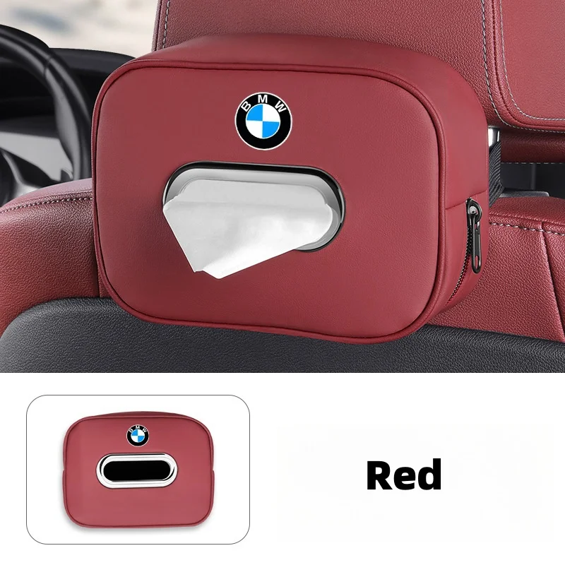 Car Multifunctional Leather Tissue Box