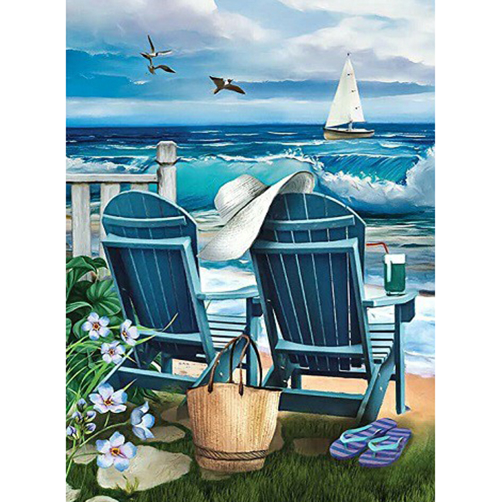 

Seaside - Round Drill Diamond Painting - 30*40CM, 501 Original