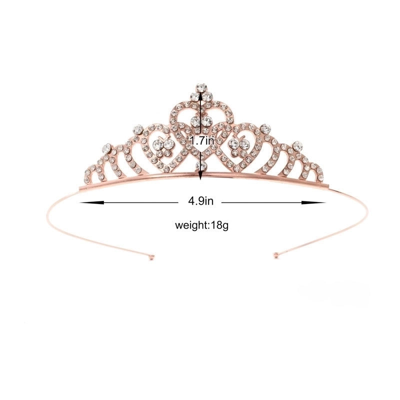 Factory Girl Crown Princess Simple Cute Headband Baby Festival Performance Hair Accessories Bride Crown Wedding Headdress