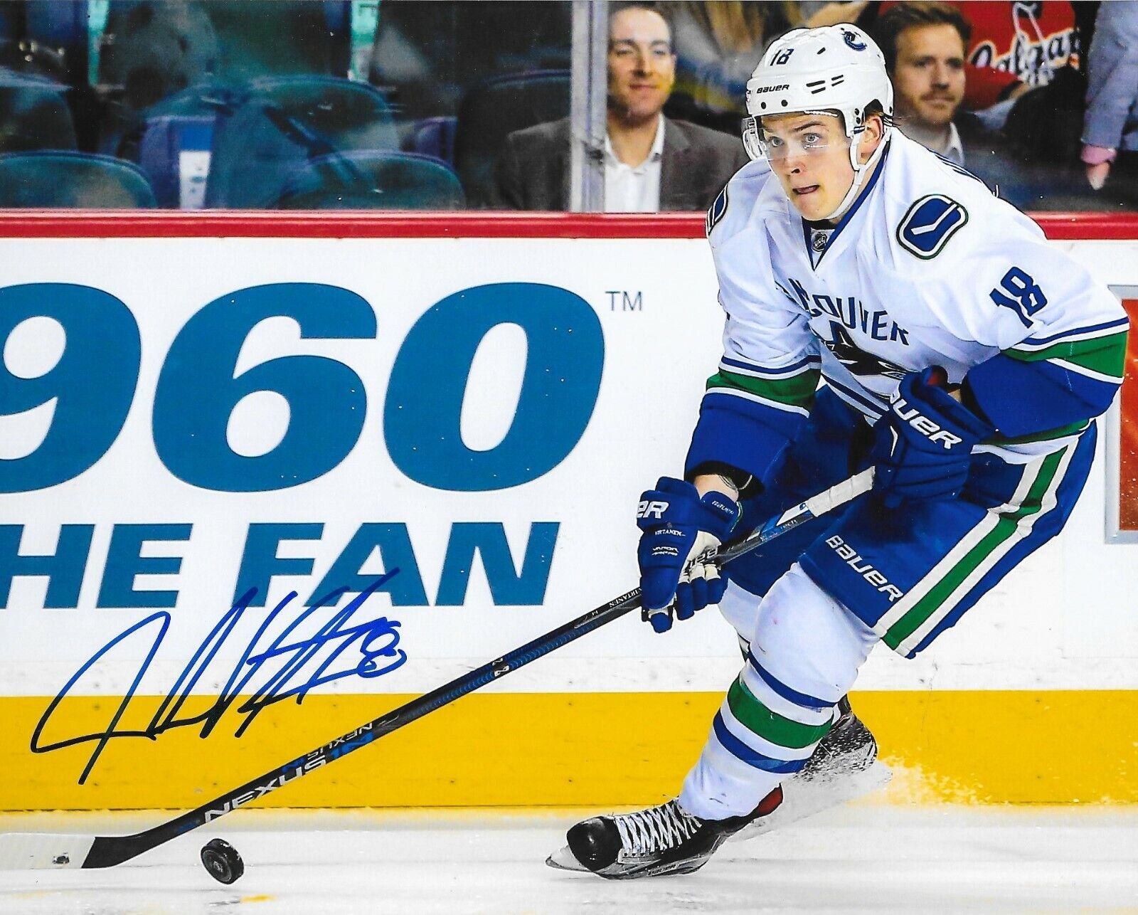 Jake Virtanen signed Vancouver Canucks 8x10 Photo Poster painting autographed