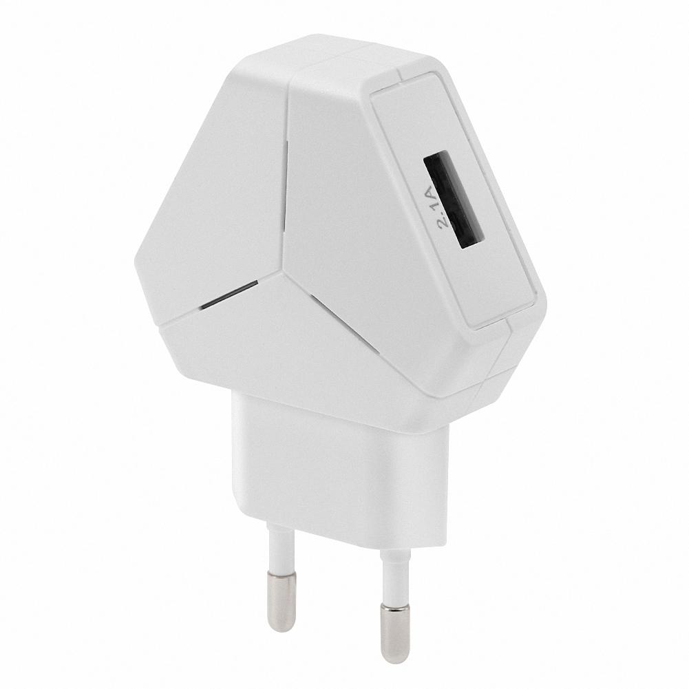 

5V 2.1A Dual USB Charger Adapter with LED Indicator for Smartphone Tablet, Eu, 501 Original