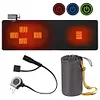 USB Rechargeable Heated Sleeping Bag Pad 3 Heat Levels 5 Heating Zones for Tent
