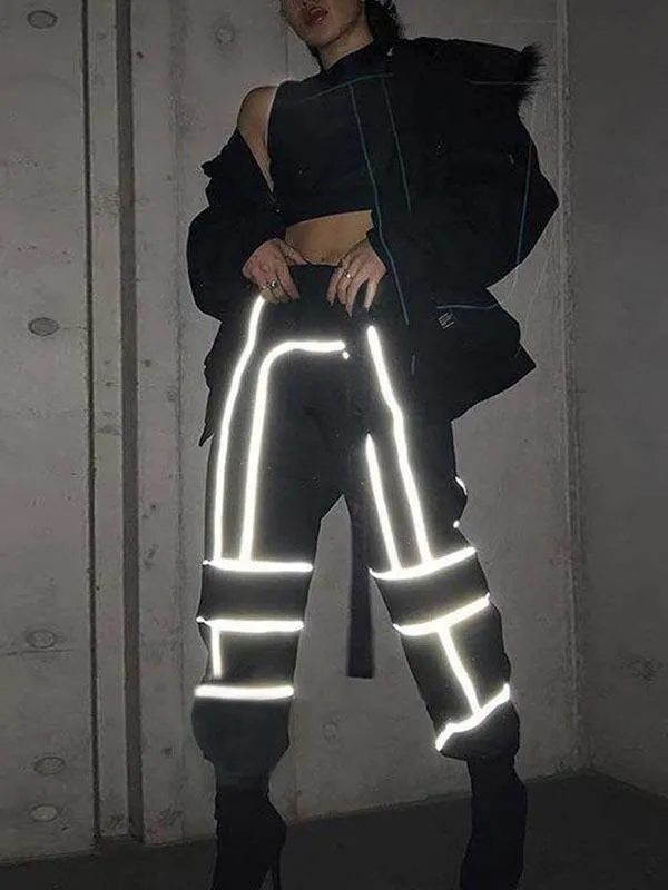 Reflective Cargo pants for Women