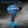 50000RPM Brushless Motor Air Blower LED Cordless Dust Blower for Makita 18V