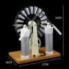 Electrostatic Induction Motor Hand-cranked Electrostatic Generator Tip Discharge J23008 Experimental Demonstration Electrical Instrument