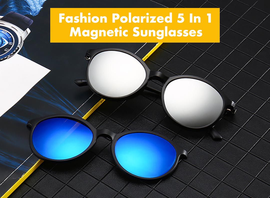 Polarized 5 In 1 Sunglasses