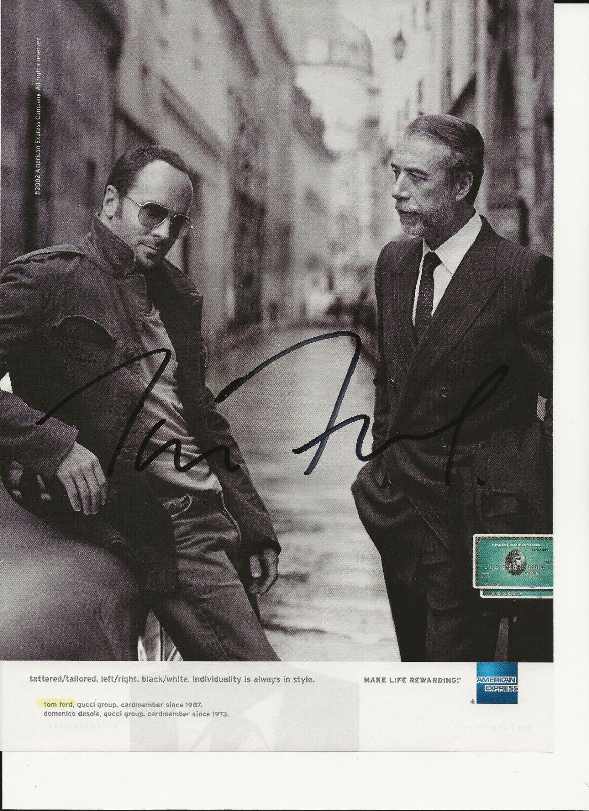 TOM FORD Signed Photo Poster painting Autographed Mag Page FASHION DESIGNER Movie Director COA 1