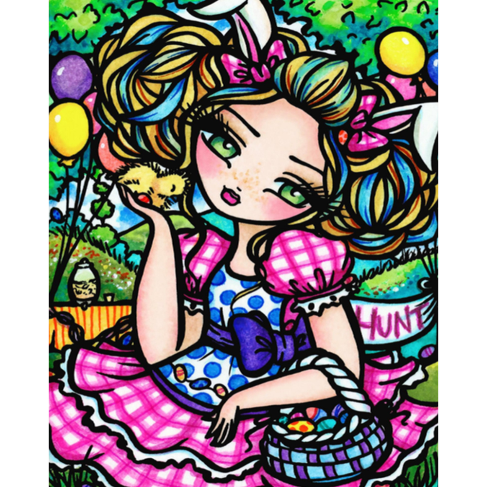 Hannah Lynn 40*50cm(canvas) full round drill diamond painting