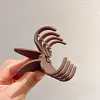 Pretty Butterfly Frosting Plain Color Hair Claw