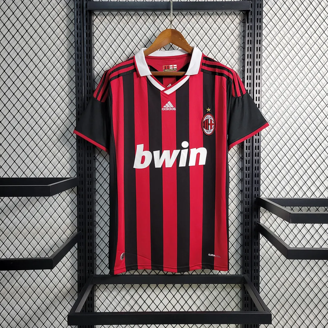 Retro 2009-2010 AC Milan Home Football Shirt Thai Quality