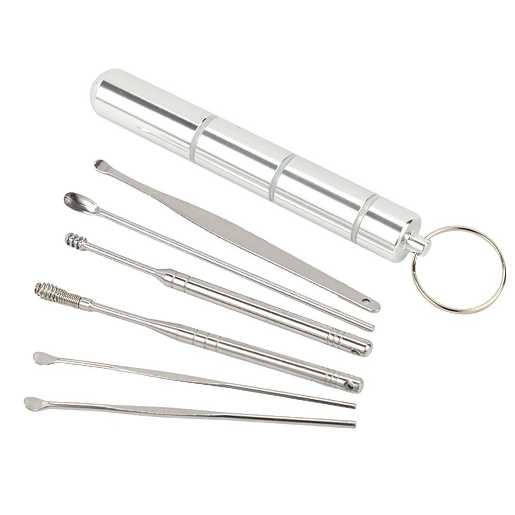 

6pcs Stainless Steel Ear Pick Cleaner Ear Curette Tools Digging Earpick, 501 Original