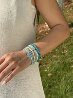 Bohemian 9-piece Butterfly, Flower And Heart Beaded Bracelet - Image 7