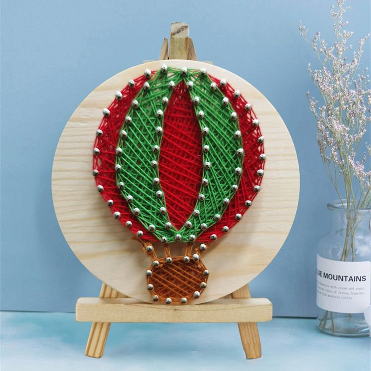 Hot Air Balloon String Art Craft