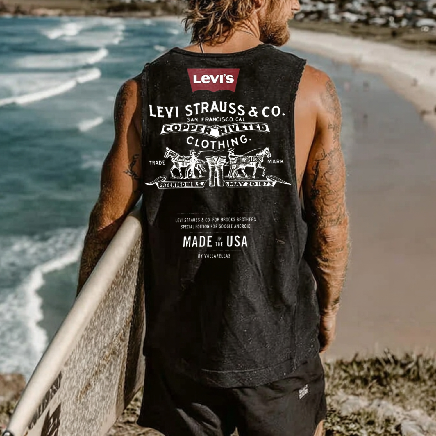 Lettering Outdoor Retro Vest / TECHWEAR CLUB / Techwear