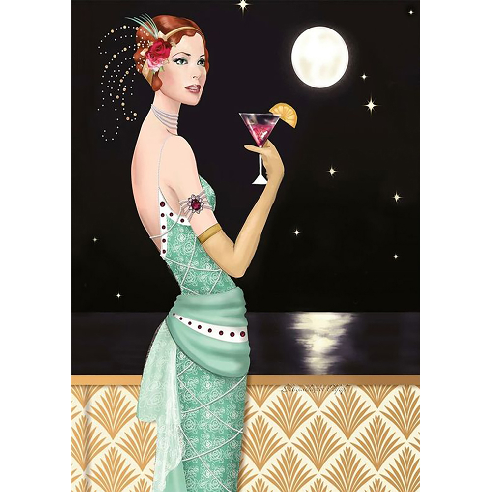 

Elegant Lady - Round Drill Diamond Painting - 30*40CM, 501 Original