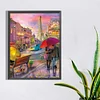 Diamond Painting-DIY Full Round Drill Romantic Paris Street