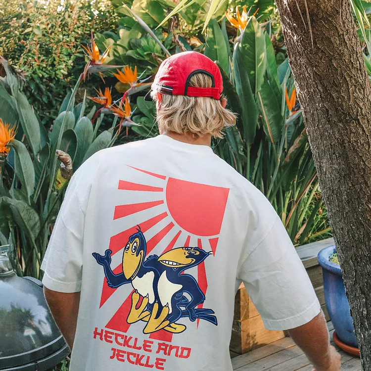 Heckle And Jeckle Printed Men's T-shirt