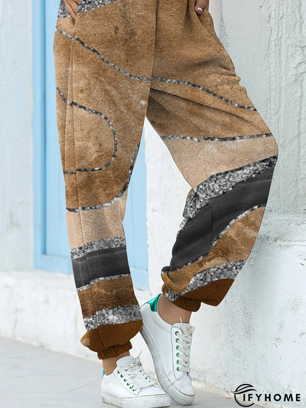 Abstract Loose Casual Sweatpants | IFYHOME