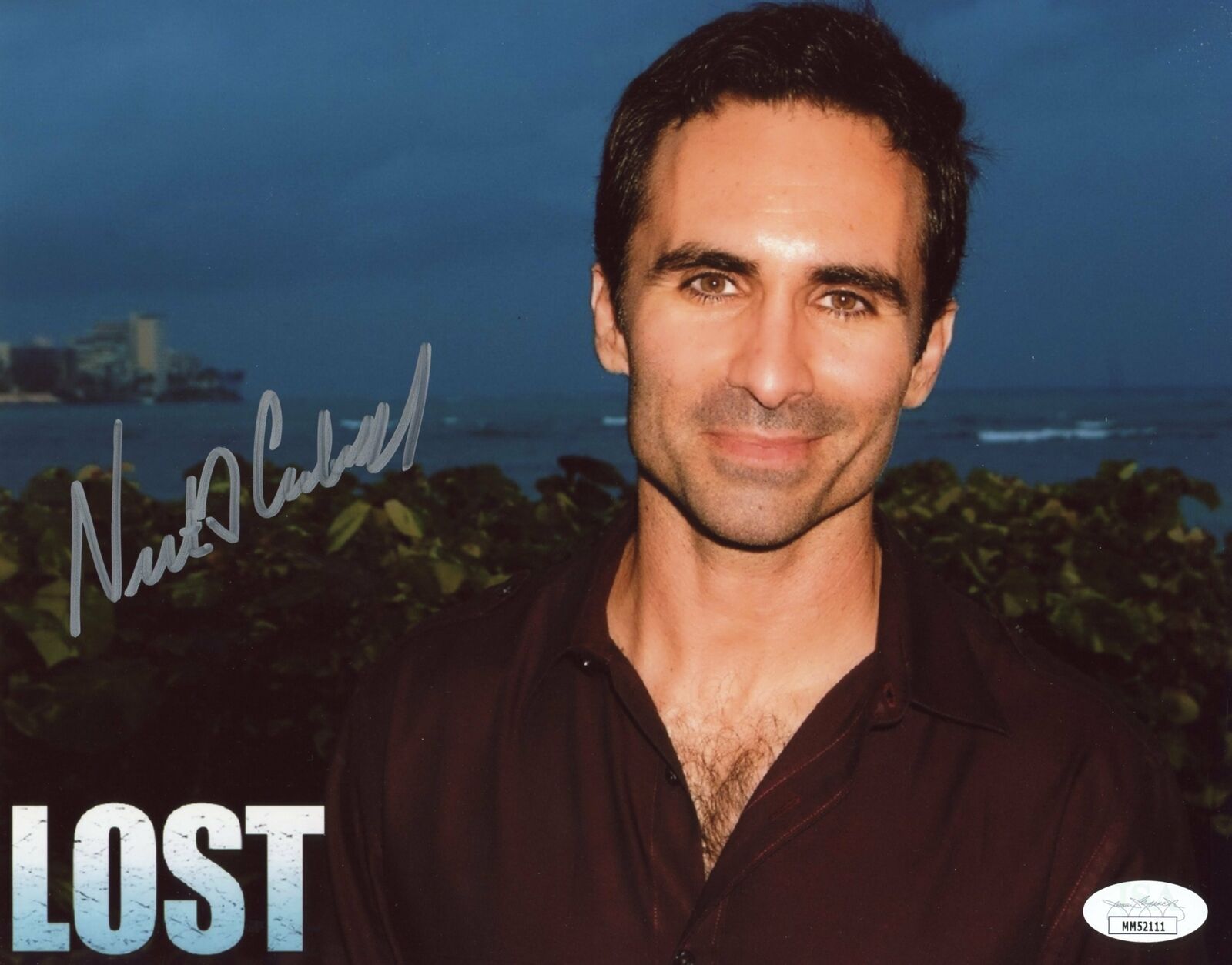 Nestor Carbonell Richard Lost 8x10 Photo Poster painting Signed Autograph JSA Certified COA Auto