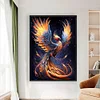 Colorful Phoenix-11CT Stamped Cross Stitch 40*60cm(Big Size)