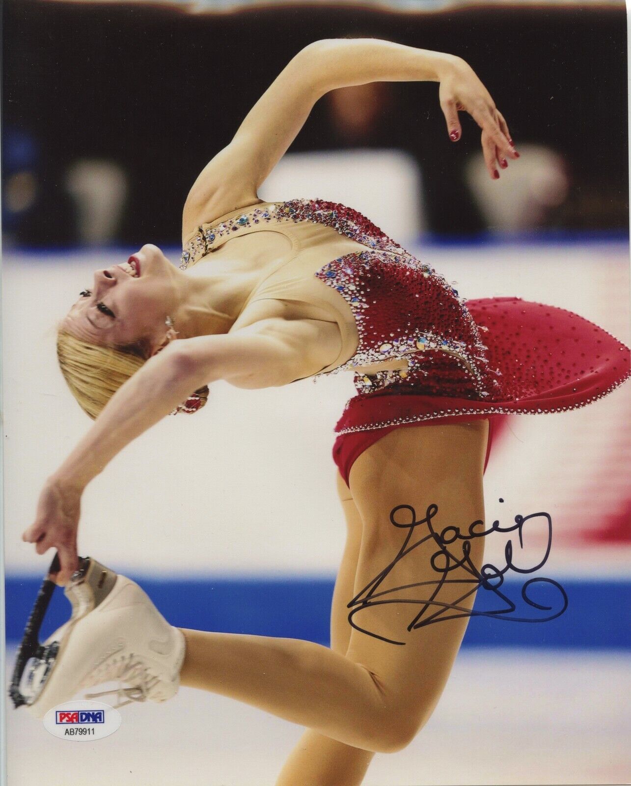 GRACIE GOLD 8x10 Photo Poster painting Signed Autographed Auto PSA DNA Olympic Gold Figure Skate