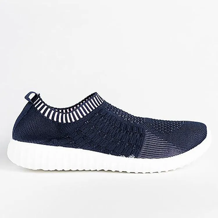 Lucyever breathable mesh sneakers women spring 2021 flat heel plus size 43 soft bottom walking shoes woman knitted loafers flats