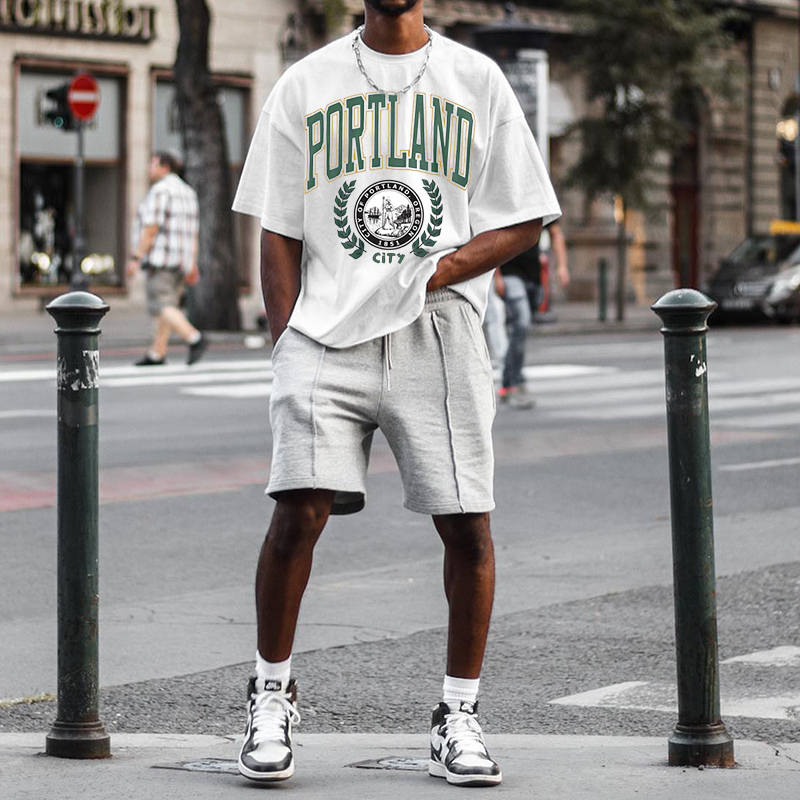 City Letter Printing Design T-shirt