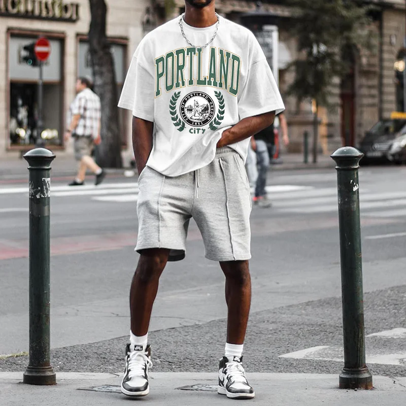 City Letter Printing Design T-shirt