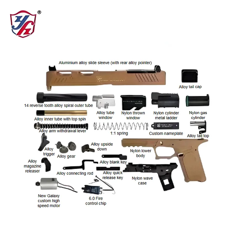 XYH Sig17 Pistol Gel Blaster - High-Performance Gas Blowback Pistol