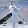 Women's High-performance Color-blocked Snow Salopettes by Inlyline