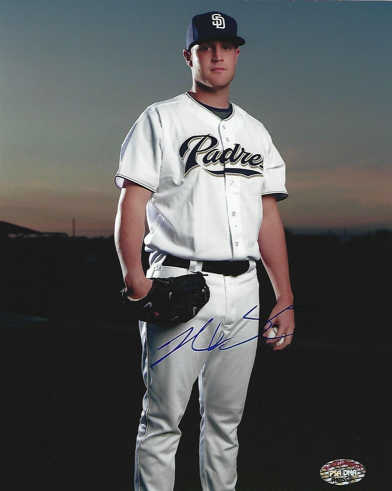 Nick Schmidt Signed 8x10 Photo Poster painting PSA/DNA Padres Rookie Baseball Picture Autograph