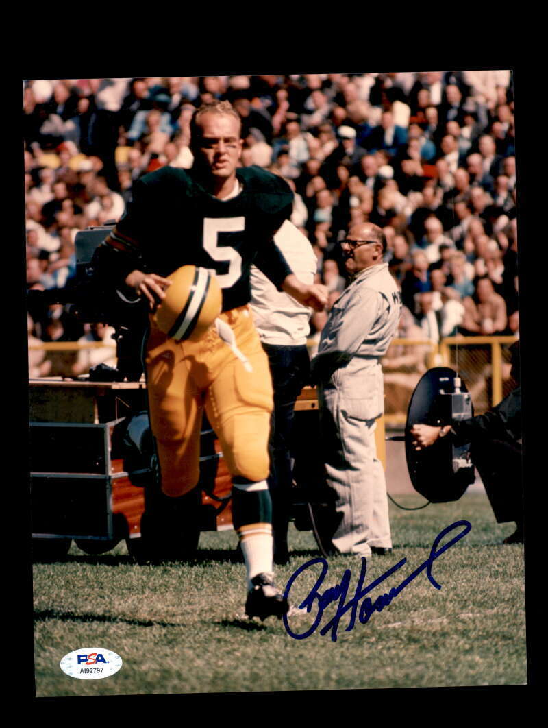 Paul Hornung PSA DNA Signed Green Bay Packers 8x10 Autograph Photo Poster painting