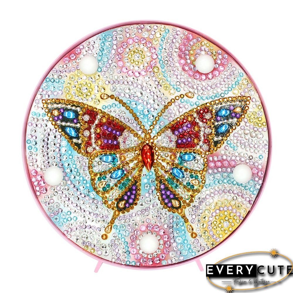 Multi-styles Christmas Halloween Mandala Animal DIY LED Full Drill Special Shaped Diamond Painting Modeling Lamp Table Decor Gift