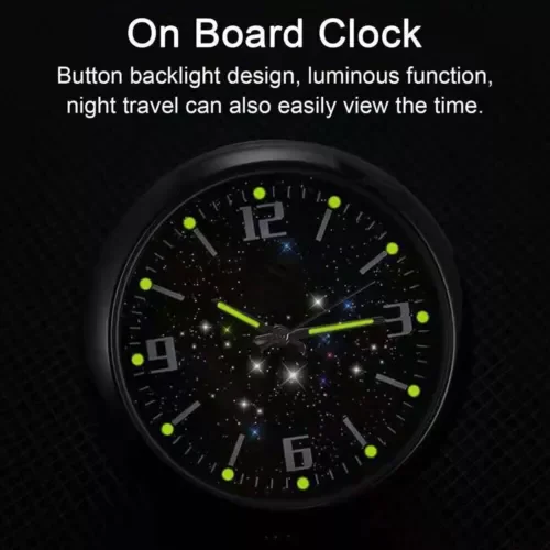 Dronehint Luminous Stick-On Digital Clock Car Accessories Dashboard Air Outlet Mount Parts (For: Acura) Parts