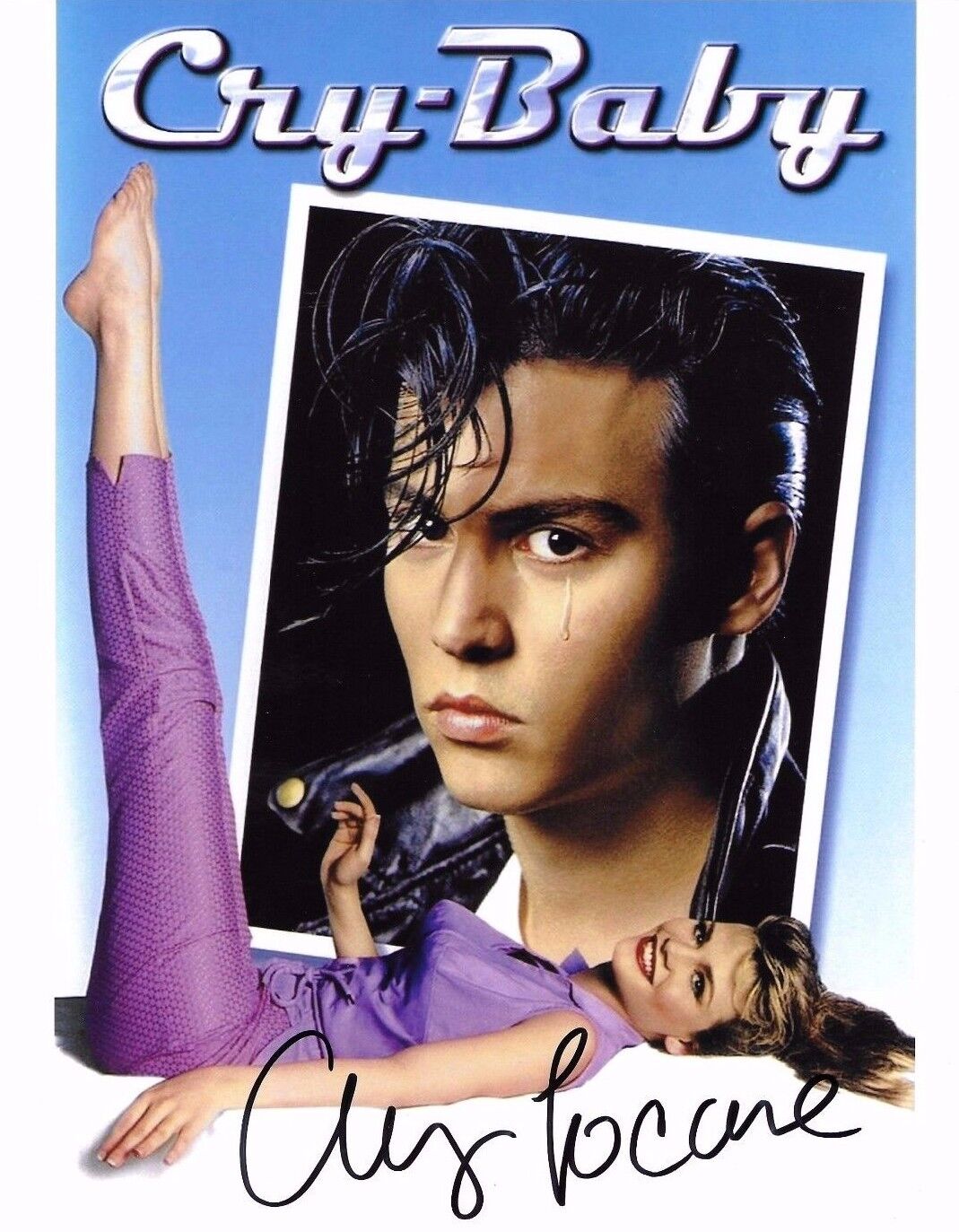 Amy Locane Signed 8x10 Photo Poster painting - Cry Baby starring Johnny Depp - SEXY! H471