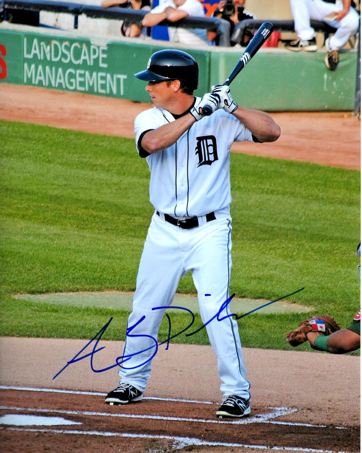 Andy Dirks Detroit Tigers hand signed autographed 8x10 Photo Poster painting Whitecaps COA