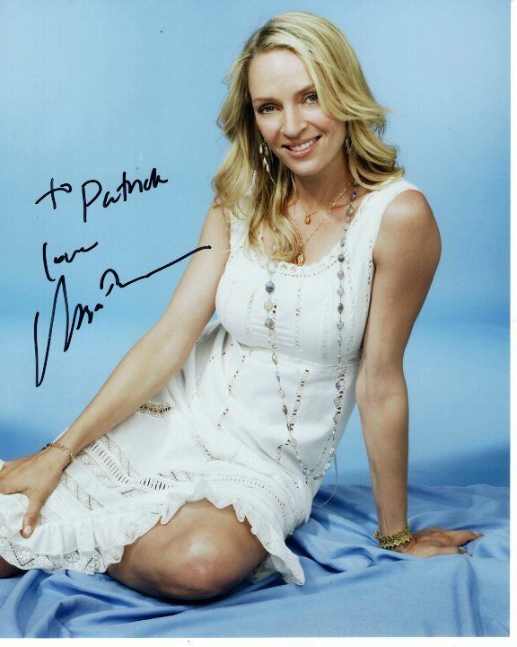 UMA THURMAN Autographed Signed Photo Poster paintinggraph - To Patrick