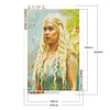 5D Full Round Drill Diamond Painting Blonde Beauty Mosaic Kit  Craft