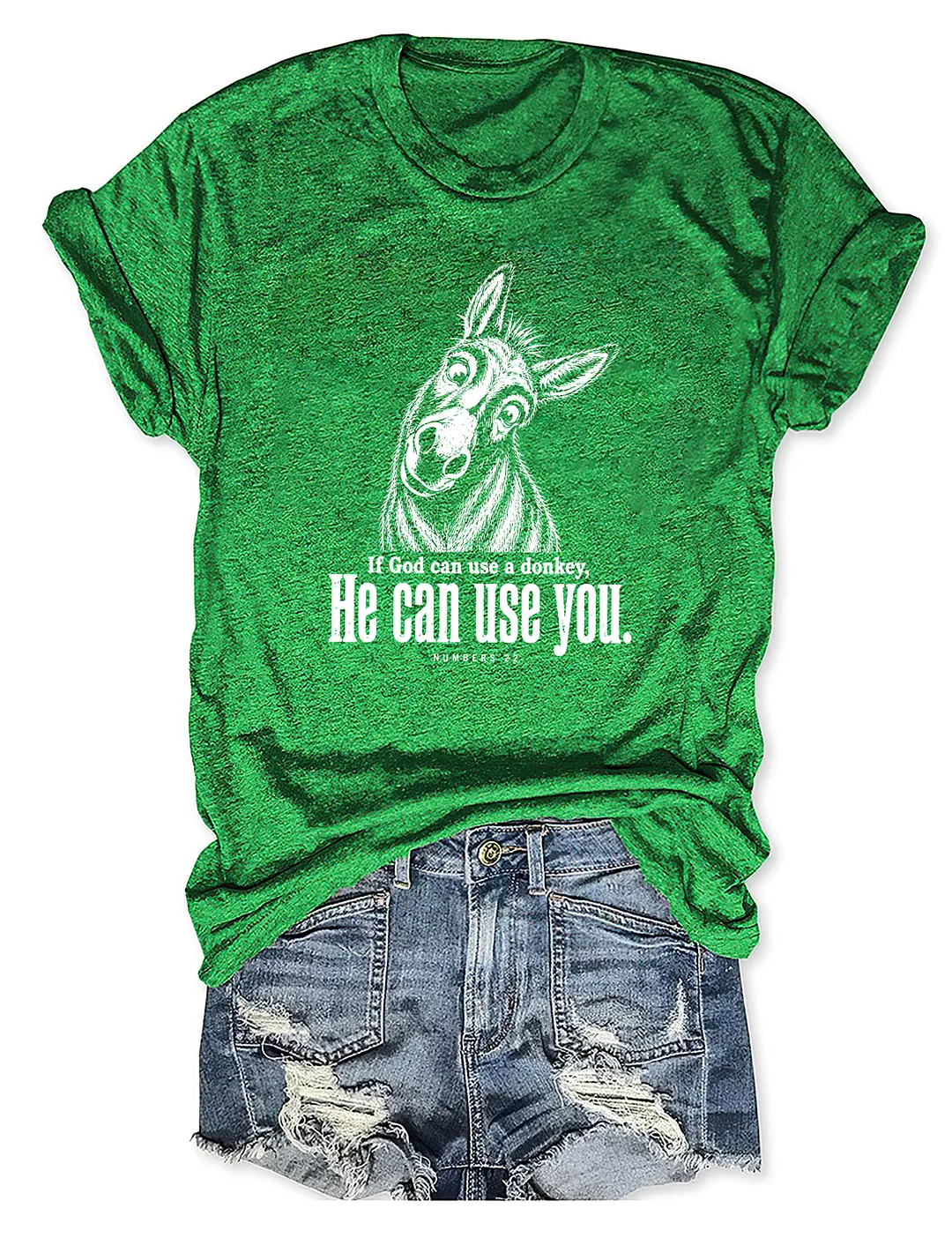 If God Can Use A Donkey He Can Use You T-shirt