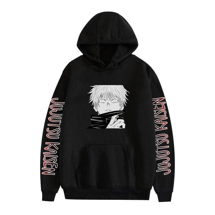 Jujutsu Kaisen Gojo Satoru Manga Style Hoodie Pullover weebmemes