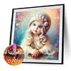 Diamond Painting-Round AB Drill Baby Angel(35*35 CM)