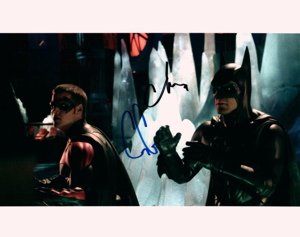 George Clooney Chris O'Donnell 8x10 Autographed signed Photo Poster painting Picture and COA