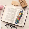 4Pcs Special Shape Bluebird Diamond Painting Bookmark Art Project for Book Lover
